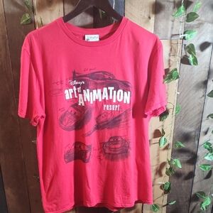 Red Disney Art of Animation T-Shirt Size L